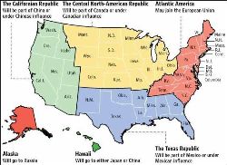 Карта США в 2010 году.